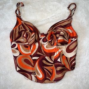 Retro Urban Outfitters Corset Top